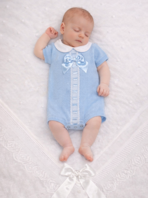 Romper til Gutt med Sløyfe og Blonde