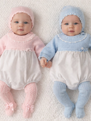 Strikket body med kyse Primbaby