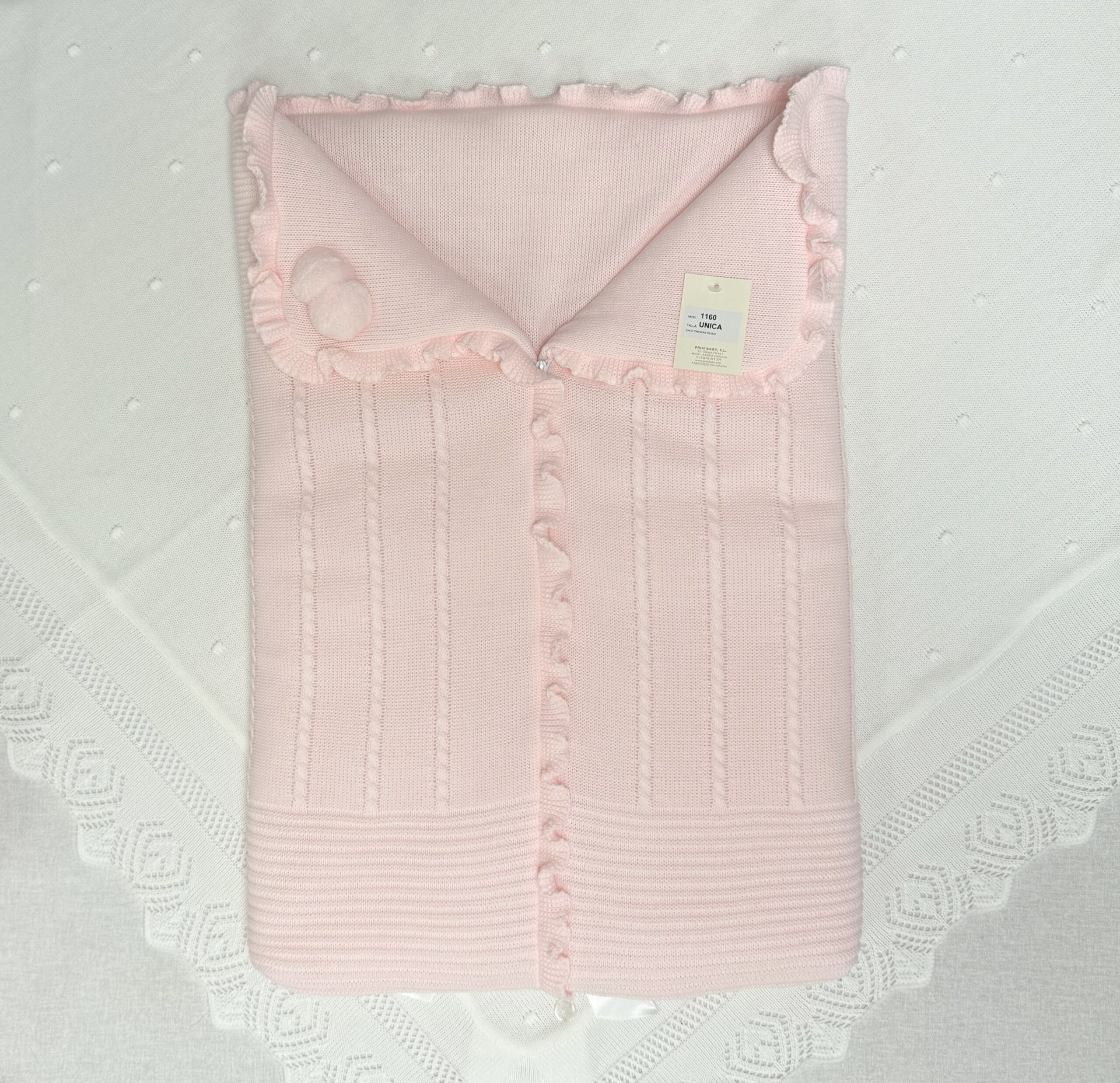 Strikket babypose Primbaby