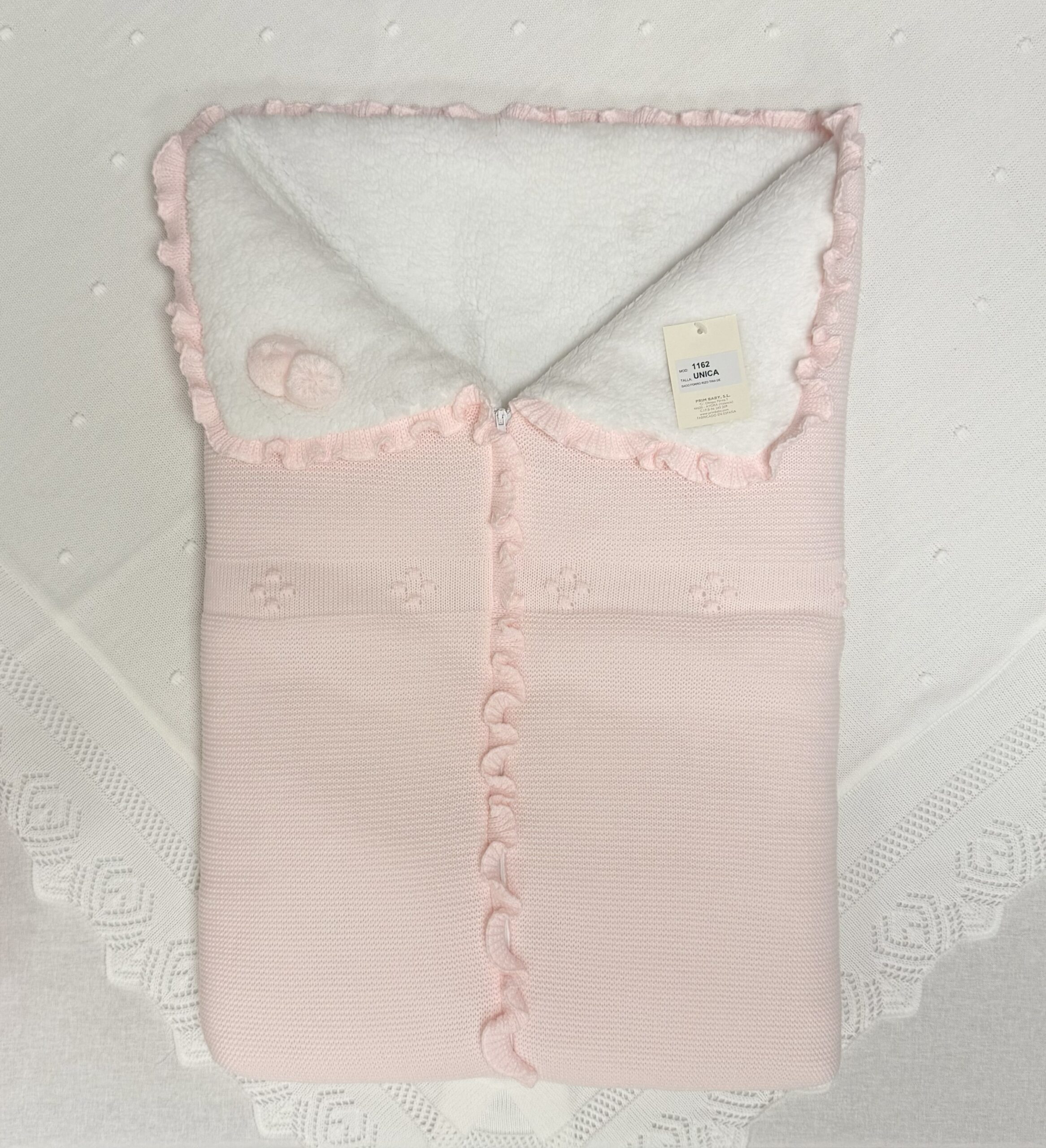 Strikket babypose med fleece, Primbaby