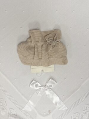 Còndor strikket hals med sløyfe