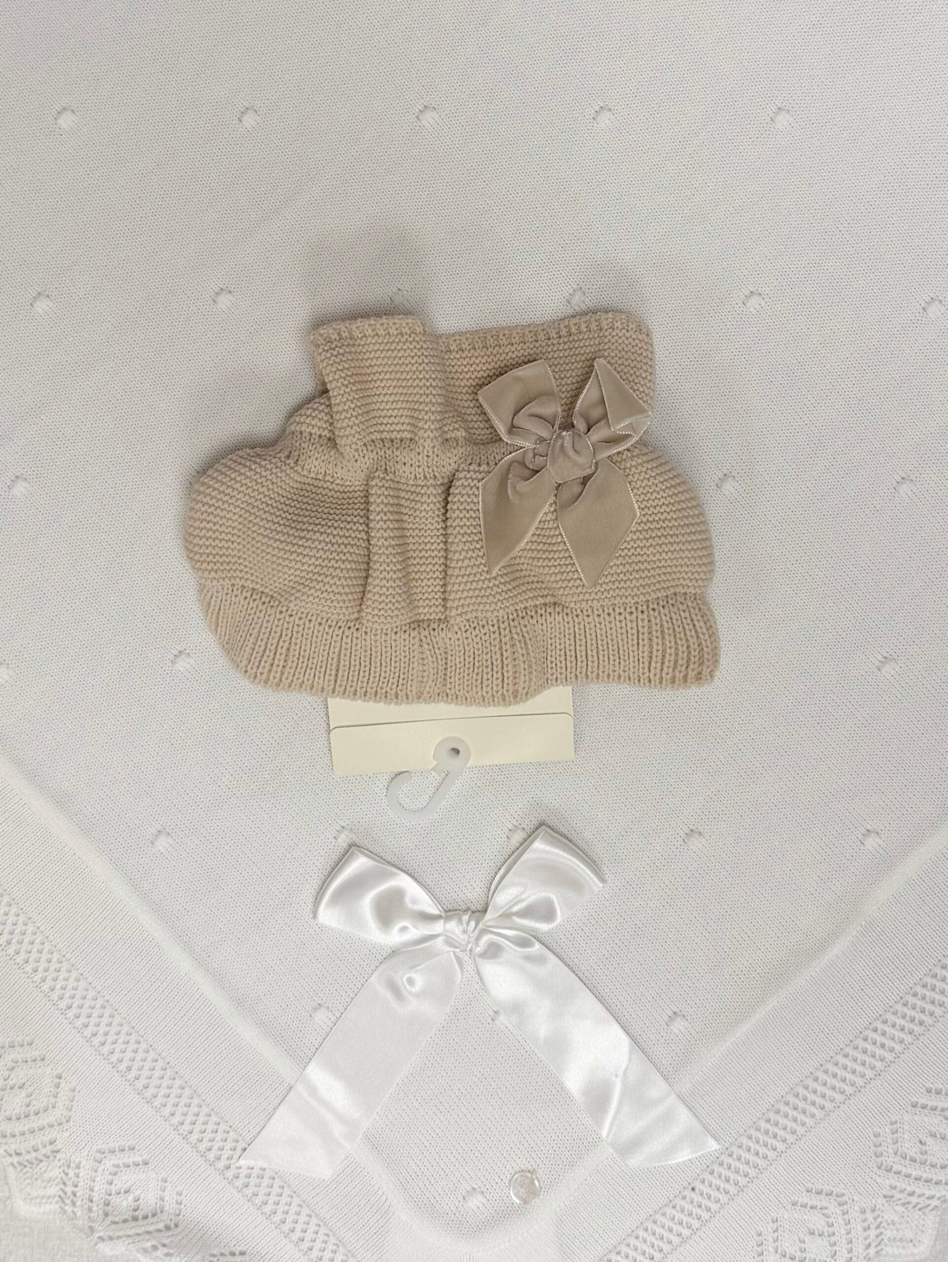 Còndor strikket hals med sløyfe