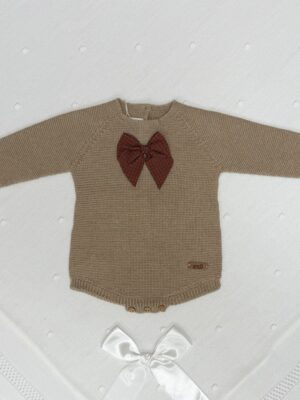 Strikket body fra Cóndor, beige