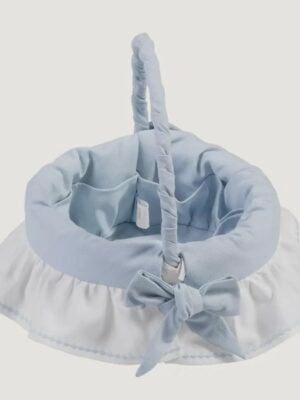 Dekorativ oppbevaringskurv med sløyfe