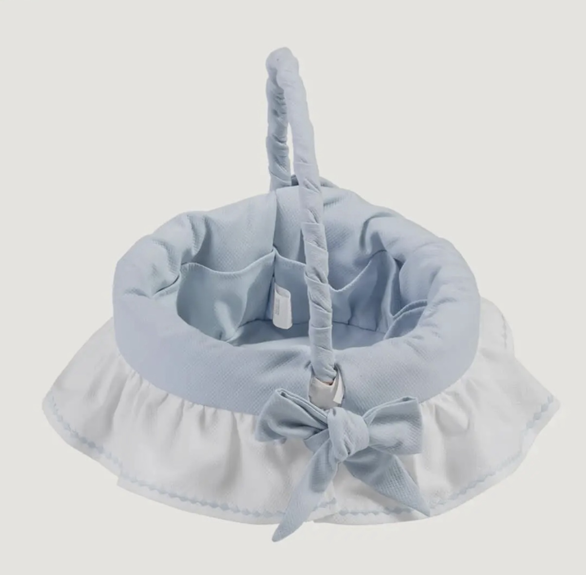 Dekorativ oppbevaringskurv med sløyfe